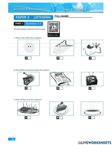 Pet succeed listening 3