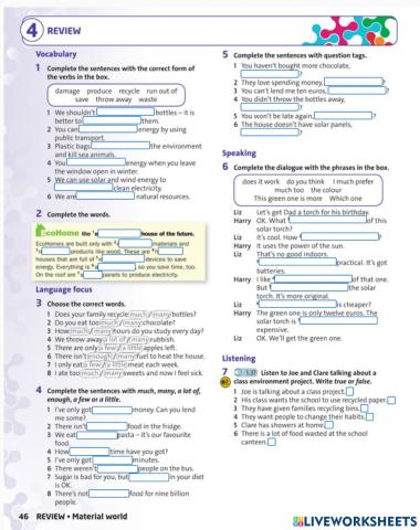 English Plus - unit 4 revision