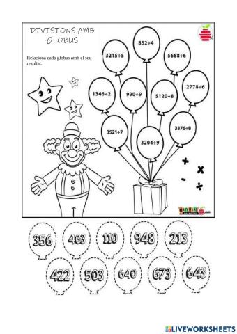 DIVISIONS AMB CLOBUS