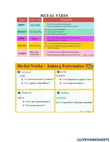 Modal verbs