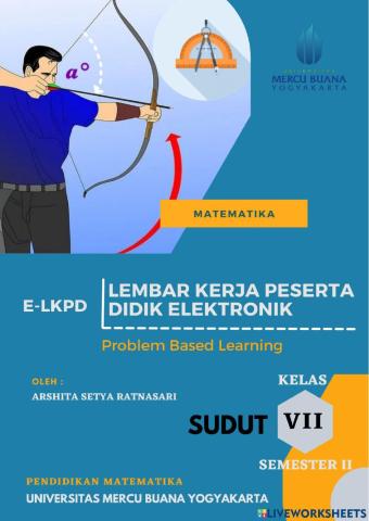 E-LKPD Problem Based Learning Materi 1 Mengenal Sudut