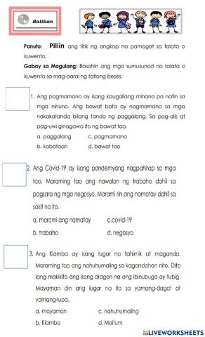 Filipino-ikaapat na markahan-modyul5