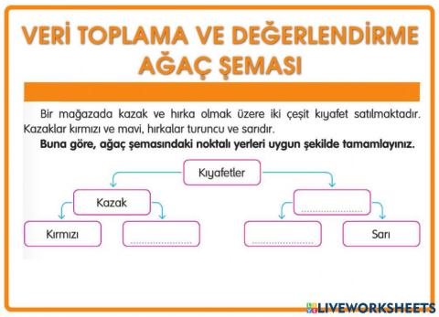Veri Toplama ve Değerlendirme-Ağaç Şeması