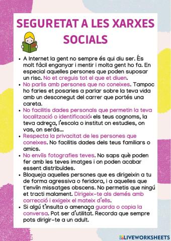 Seguretat a les xarxes socials 2