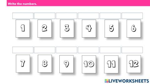 L6 - A7 - Numbers, Writing