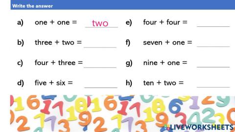 L6 - A8- Numbers, Reading, Writing