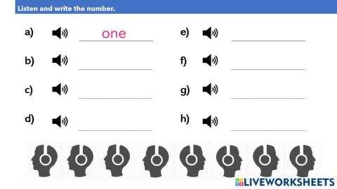 L6 - A10 - Numbers, Listening, Writing