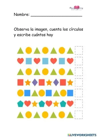 ¿Cuántos círculos hay?