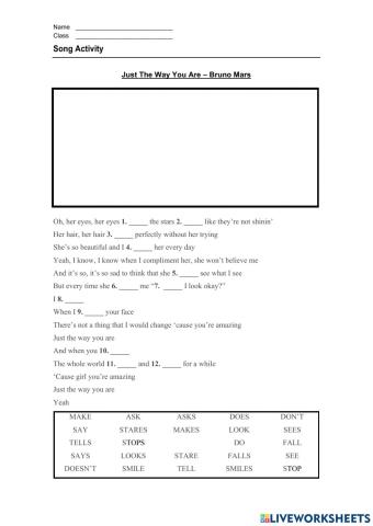 Song: Just The Way You Are