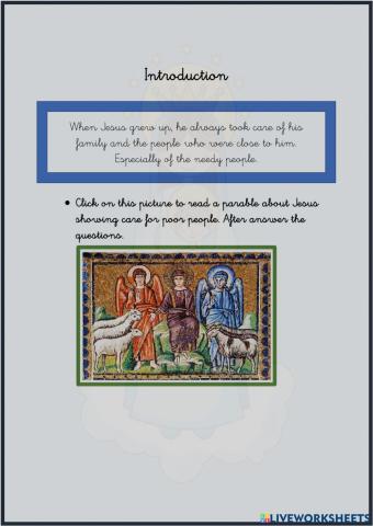 Parable of the sheep and goat