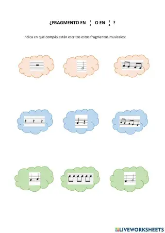 Compases 2 por 4 y 3 por 4