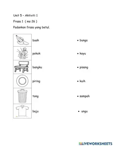 Tahun 1 Unit 5 Frasa Ms 26