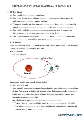 Bulan dan Gerakannya