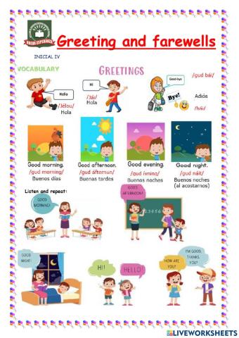 Greeting and farewells