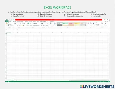 Excel Workspace