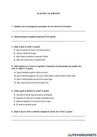 El ratón y el elefante