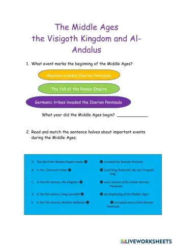 The Middle Ages: Visigoth Kingdom and Al-Andalus