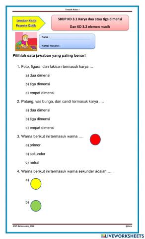 Latihan Soal SBdP