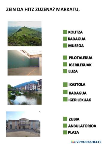 ZEIN DA HITZ ZUZENA? MARKATU 3