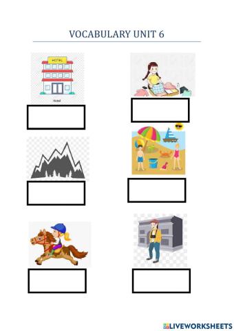 Vocabulary Unit 6