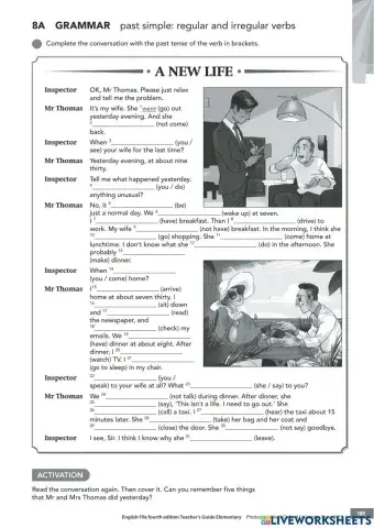8A - Grammar EF Elementary