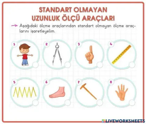 Standart Olmayan Uzunluk Ölçme Araçları
