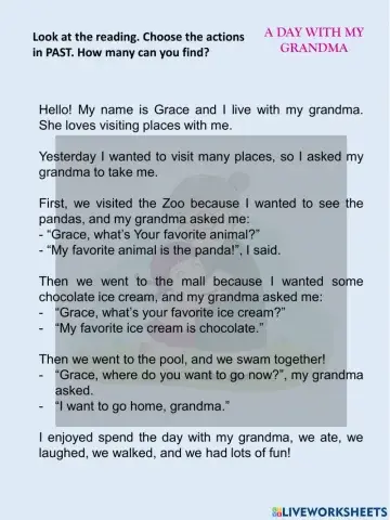 A day with my grandma