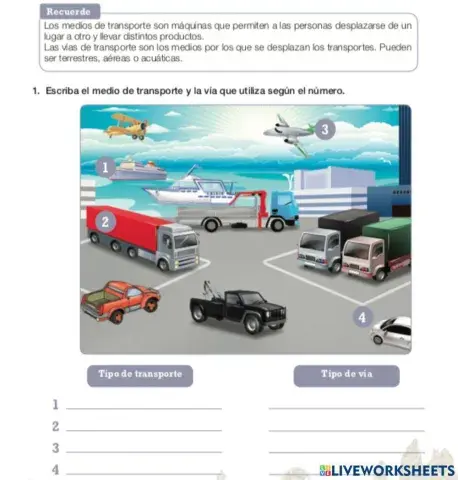 Medios de transporte