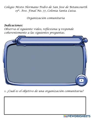 Organización comunitaria