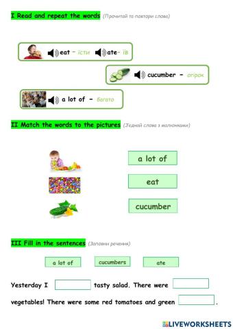 Quick Minds 3, At the Market