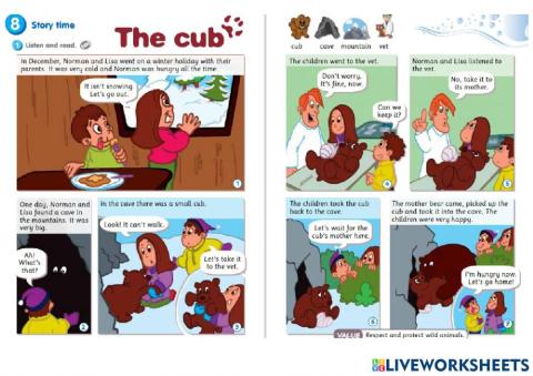Story time The cub