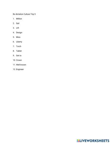 Βs dictTION Culture trip 5