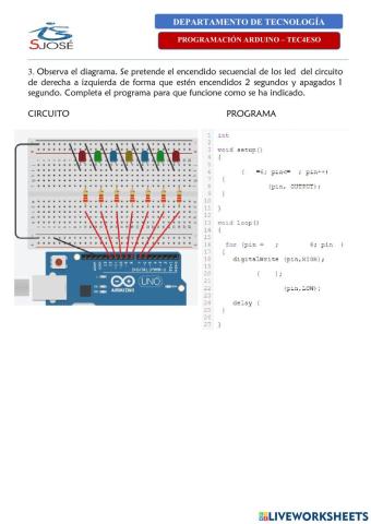 Práctica Programación Arduino - 3