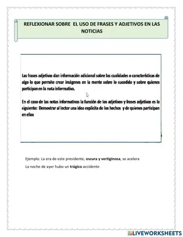 Lee y compara notas informativas