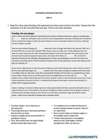 Listening & reading practice