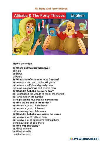 Alibaba and 40 thieves