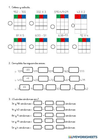Matemática 2ºPrimaria tema 9