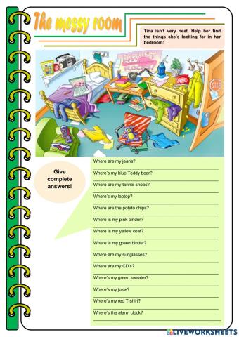 Prepositions of place