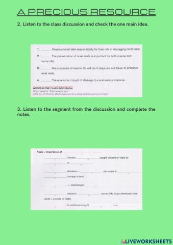 A Precious Resource II