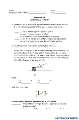 Newton's Laws of Motion