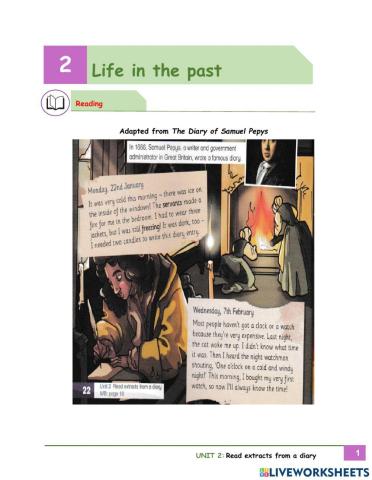 Year 6 Unit 2 : Life in the past