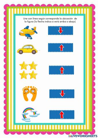 Noción arriba y abajo