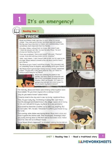 Year 6 Unit 1 : It's an emergency