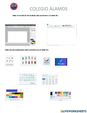 Paint 3d Herramientas básica