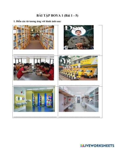 Boya 1 (Bài 1-5)