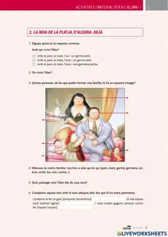 La noia de la platja. conte