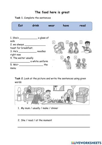 The food here is great (P1)