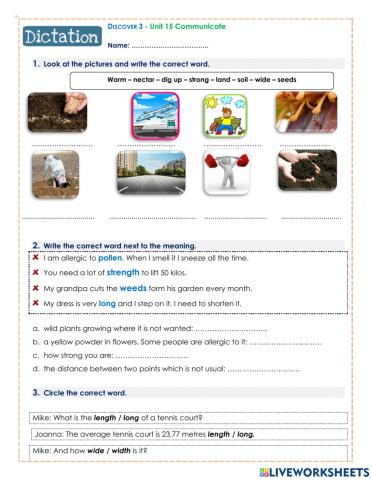 Discover 3 unit 15 communicate