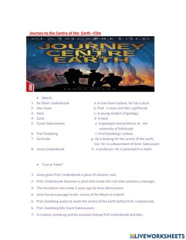 Journey to the centre of the Earth