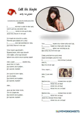 Call Me Maybe Song